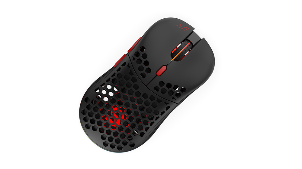 SPC Gear LIX Plus Wireless fekete vezeték nélküli gamer egér