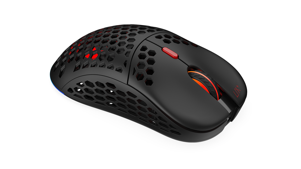 SPC Gear LIX Plus Wireless fekete vezeték nélküli gamer egér
