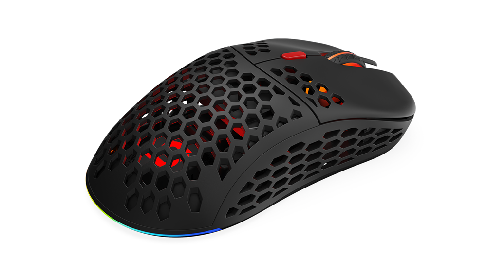 SPC Gear LIX Plus Wireless fekete vezeték nélküli gamer egér