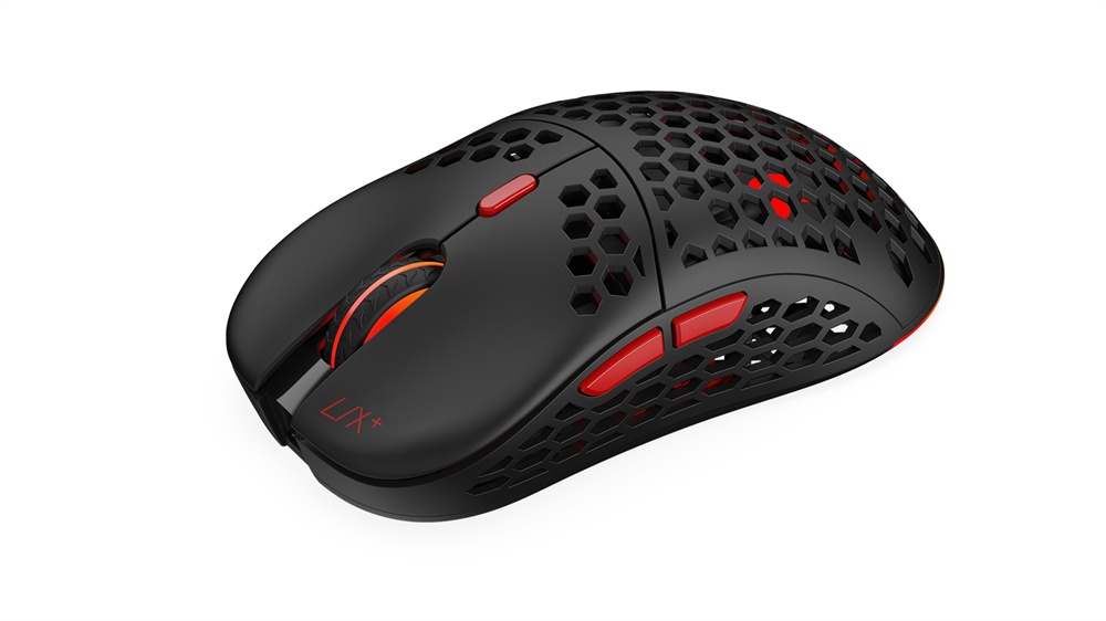 SPC Gear LIX Plus Wireless fekete vezeték nélküli gamer egér