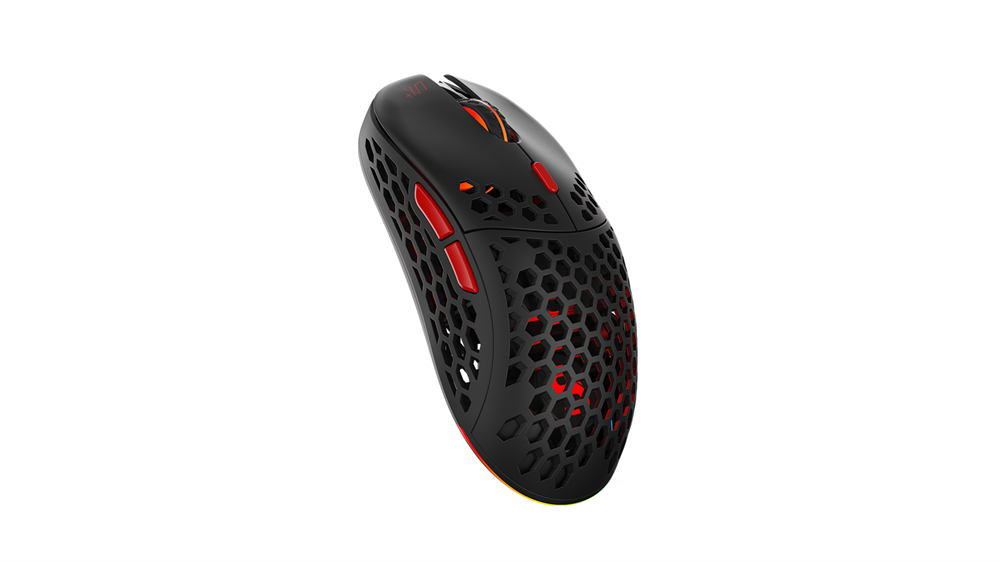 SPC Gear LIX Plus Wireless fekete vezeték nélküli gamer egér
