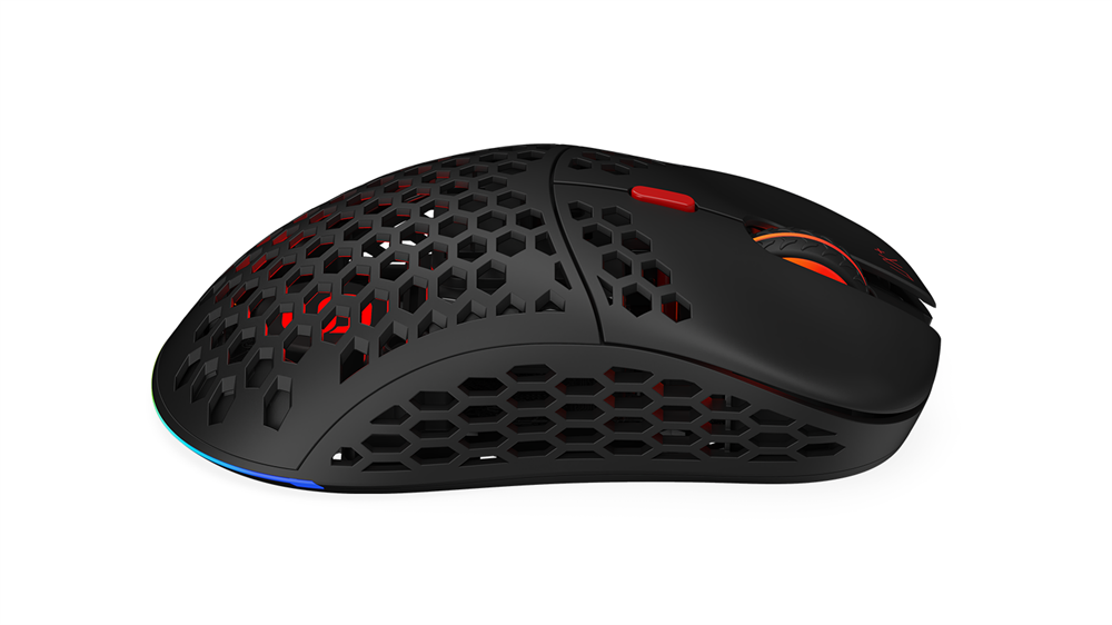 SPC Gear LIX Plus Wireless fekete vezeték nélküli gamer egér