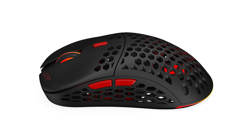SPC Gear LIX Plus Wireless fekete vezeték nélküli gamer egér
