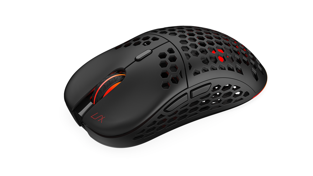 SPC Gear LIX Wireless fekete vezeték nélküli gamer egér