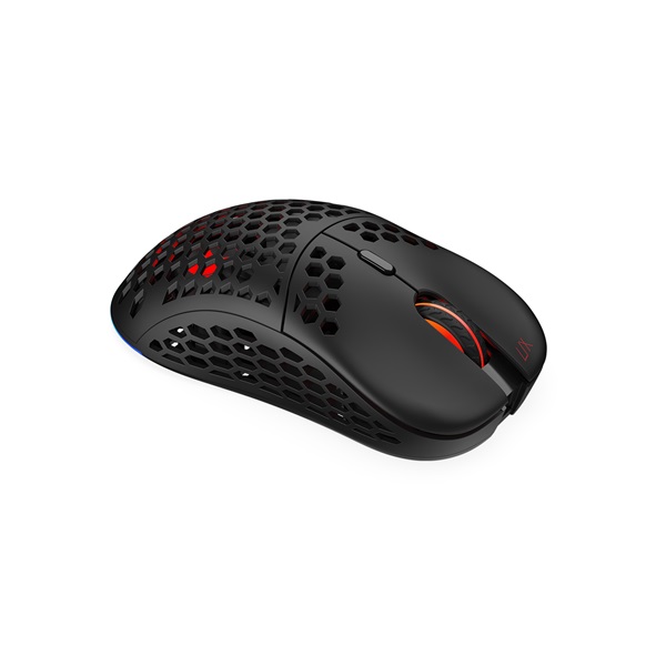SPC Gear LIX Wireless fekete vezeték nélküli gamer egér