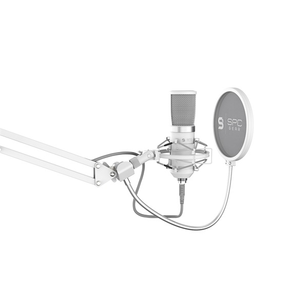 SPC Gear SM950 Onyx White streaming mikrofon