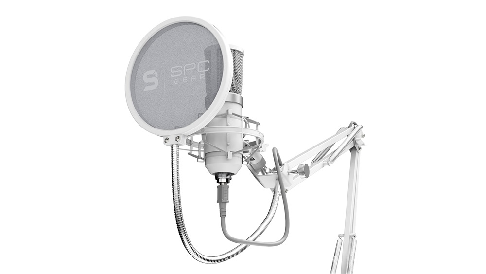SPC Gear SM950 Onyx White streaming mikrofon