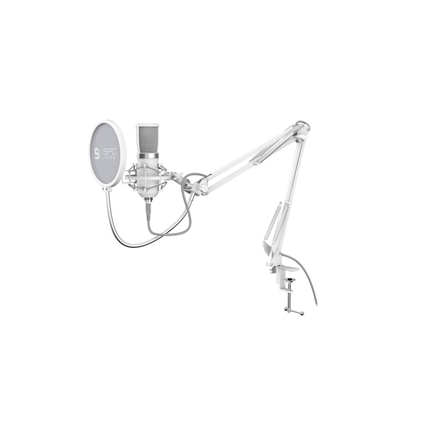 SPC Gear SM950 Onyx White streaming mikrofon