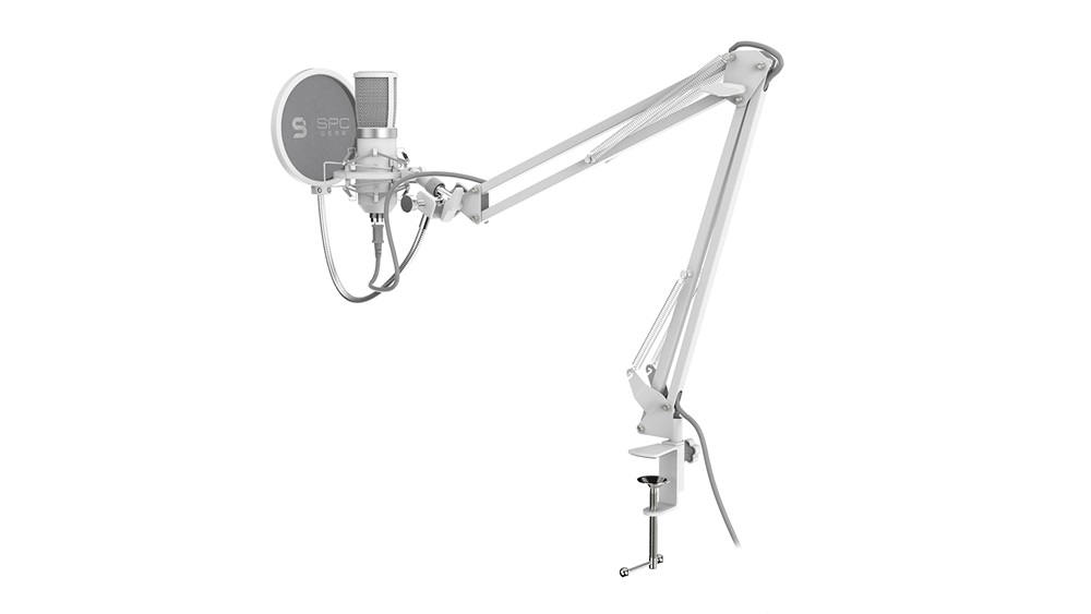 SPC Gear SM950 Onyx White streaming mikrofon