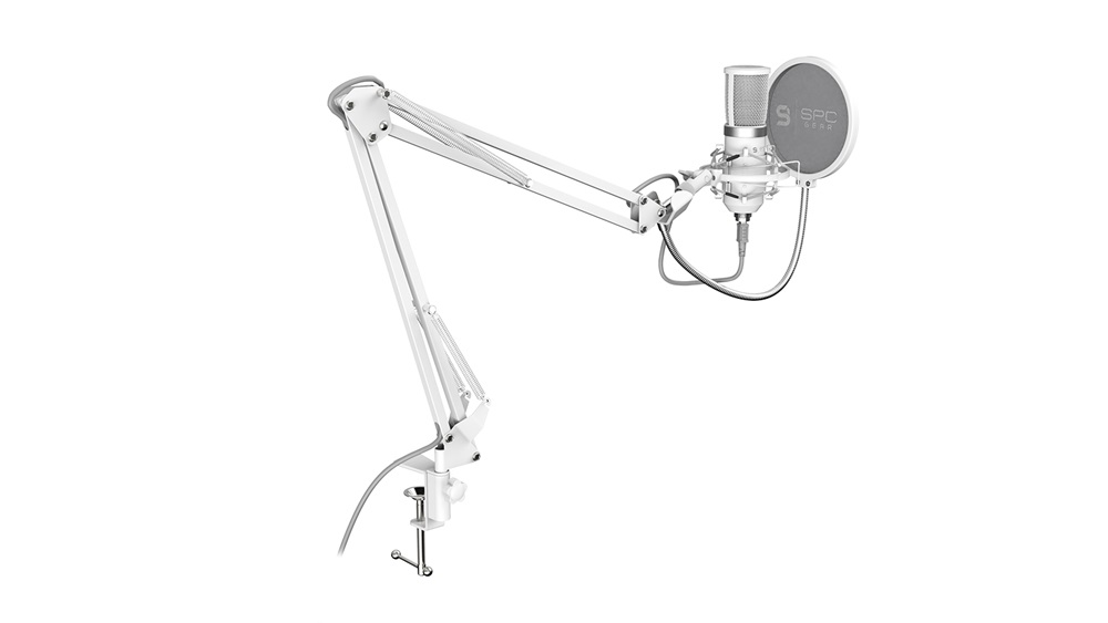 SPC Gear SM950 Onyx White streaming mikrofon