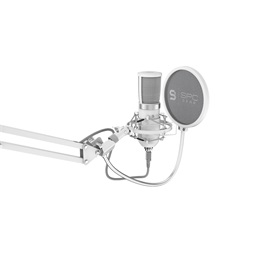 SPC Gear SM950 Onyx White streaming mikrofon