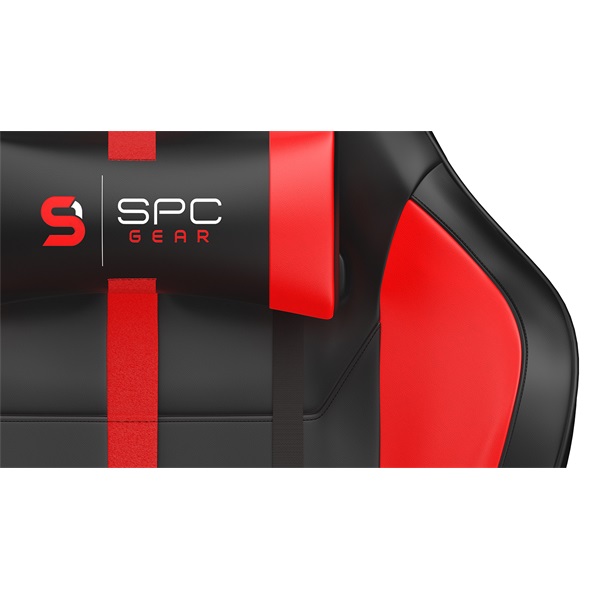SPC Gear SR400 fekete / piros gamer szék