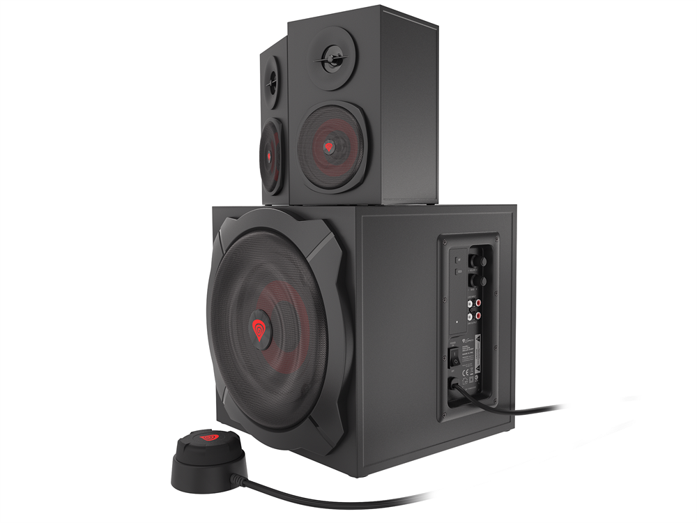 Genesis NCS-1408 HELIUM 610 Bluetooth gamer hangfal 2.1 - fekete