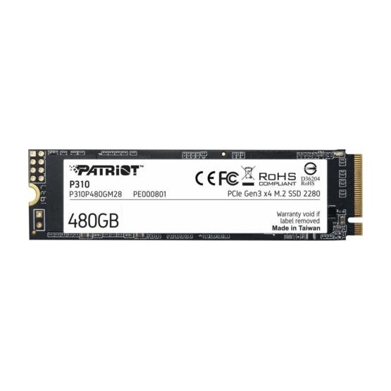 SSD Patriot 480GB P310 M.2 2280 PCIe