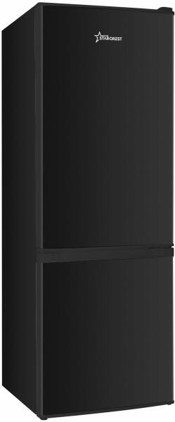 STARCREST SRCF-154BK fekete, alulfagyasztós, Hűtő:154L, Fagyasztó:120L, hűtőszekrény