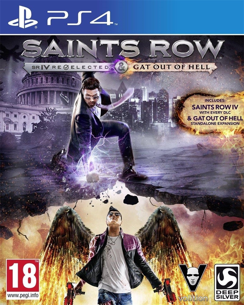 Saints Row IV Re-elected & Gat Out Of Hell PS4 játékszoftver