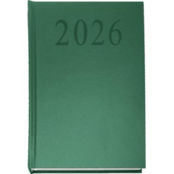 2026 A5 napi beosztású zöld határidőnapló