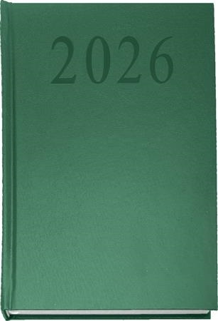 2026 A5 napi beosztású zöld határidőnapló