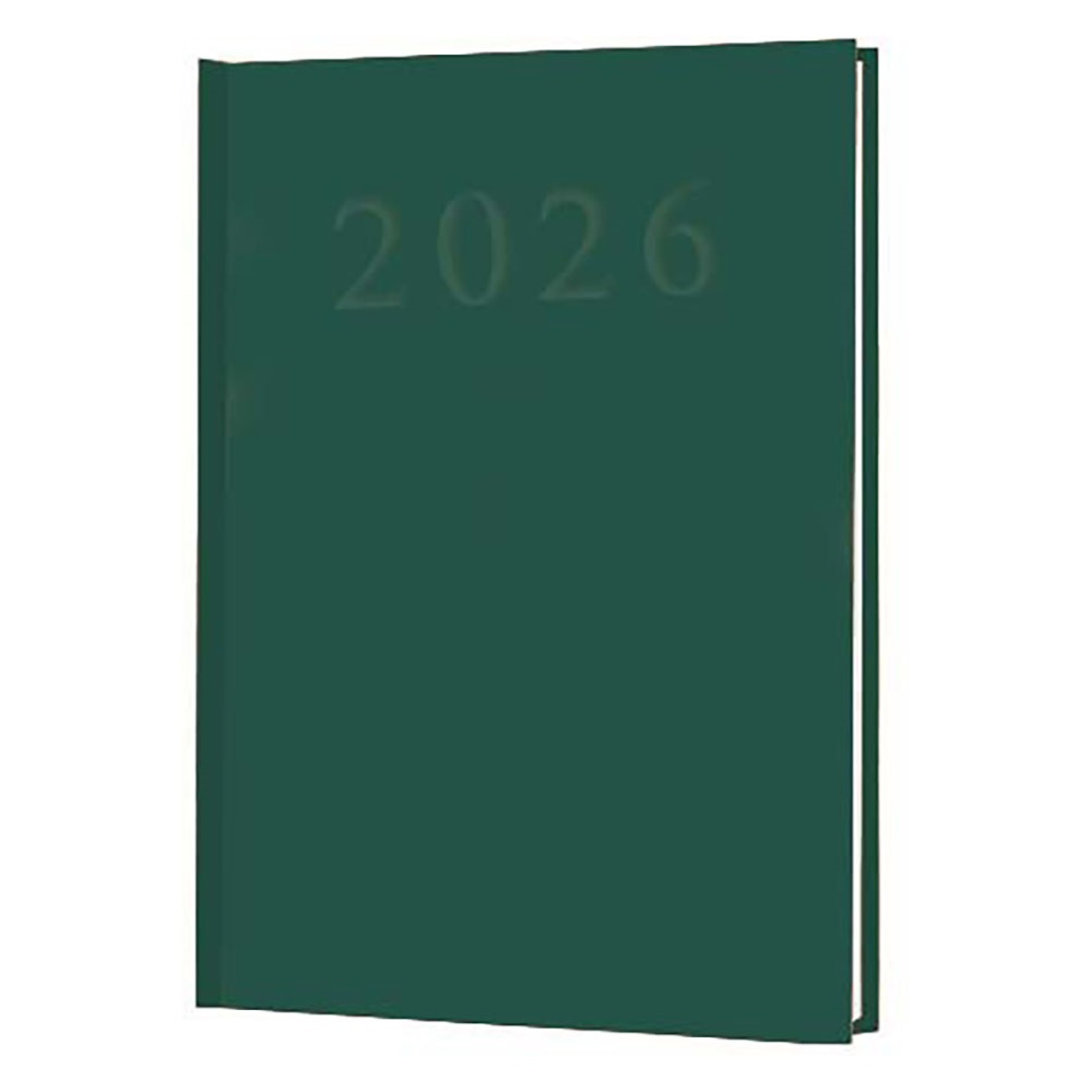 2026 A5 napi beosztású zöld határidőnapló