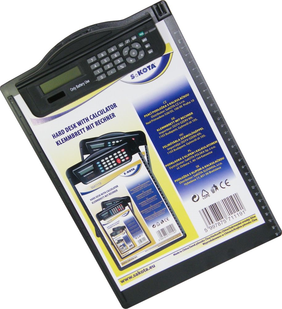 Sakota A4 számológépes műanyag felírótábla