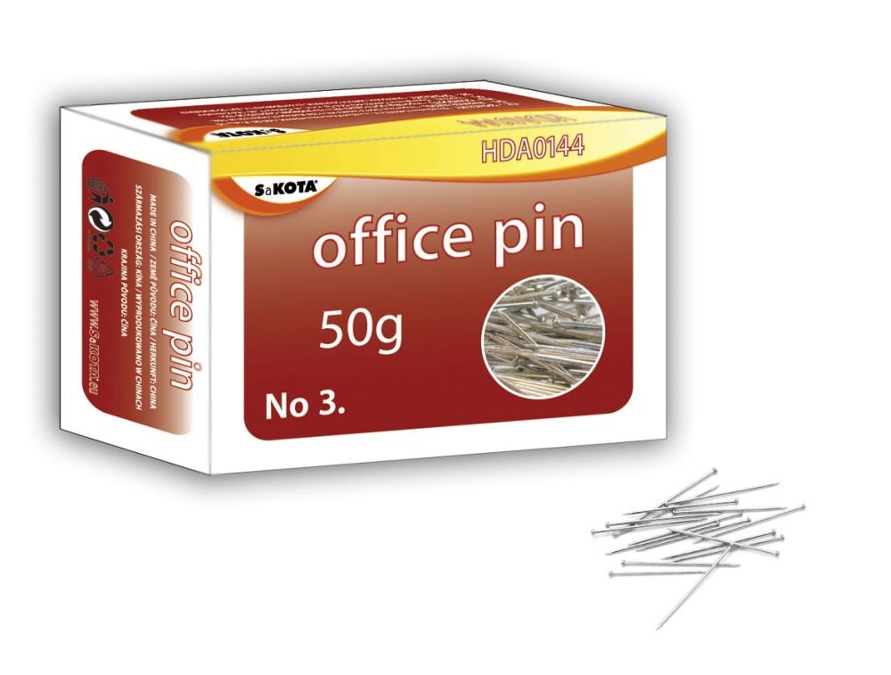Sakota 50g nikkel gombostű