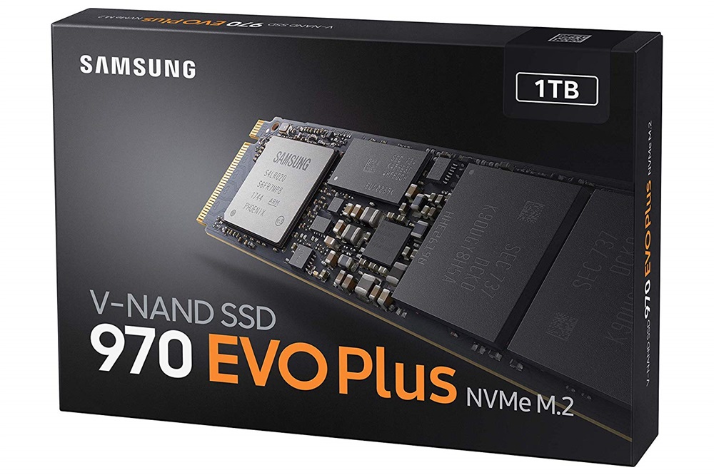 Samsung 1000GB NVMe 1.3 M.2 2280 970 EVO Plus (MZ-V7S1T0BW) SSD