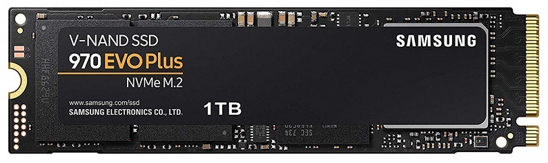 Samsung 1000GB NVMe 1.3 M.2 2280 970 EVO Plus (MZ-V7S1T0BW) SSD