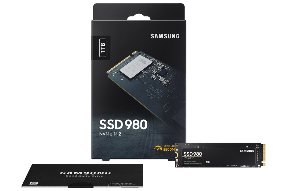 Samsung 1000GB NVMe M.2 2280 980 (MZ-V8V1T0BW) SSD