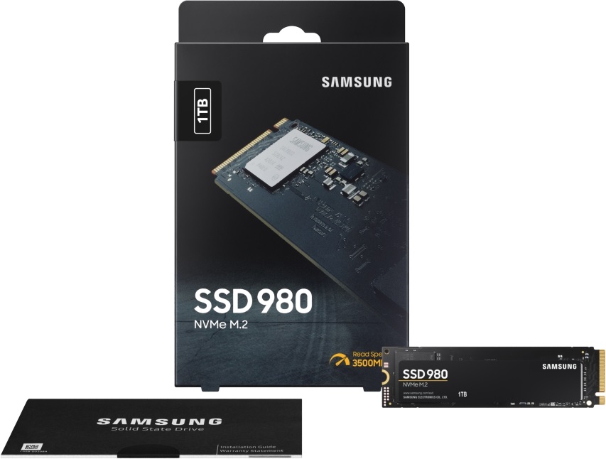 Samsung 1000GB NVMe M.2 2280 980 (MZ-V8V1T0BW) SSD