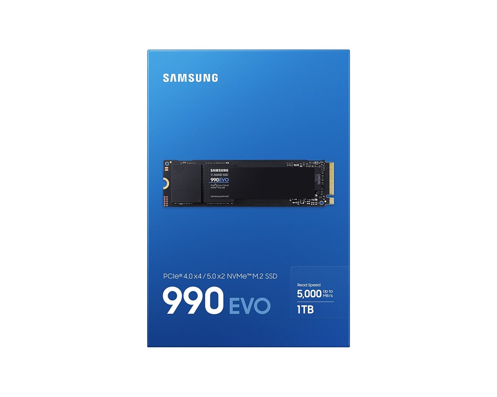 Samsung 1000GB NVMe M.2 2280 990 EVO (MZ-V9E1T0BW) SSD