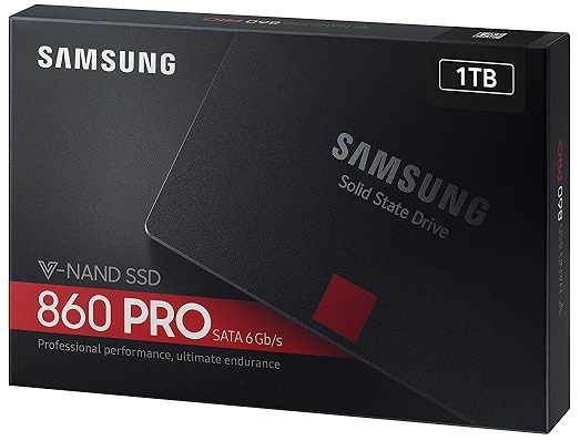 Samsung 1024GB SATA3 2.5" 860 PRO Basic (MZ-76P1T0B/EU) SSD