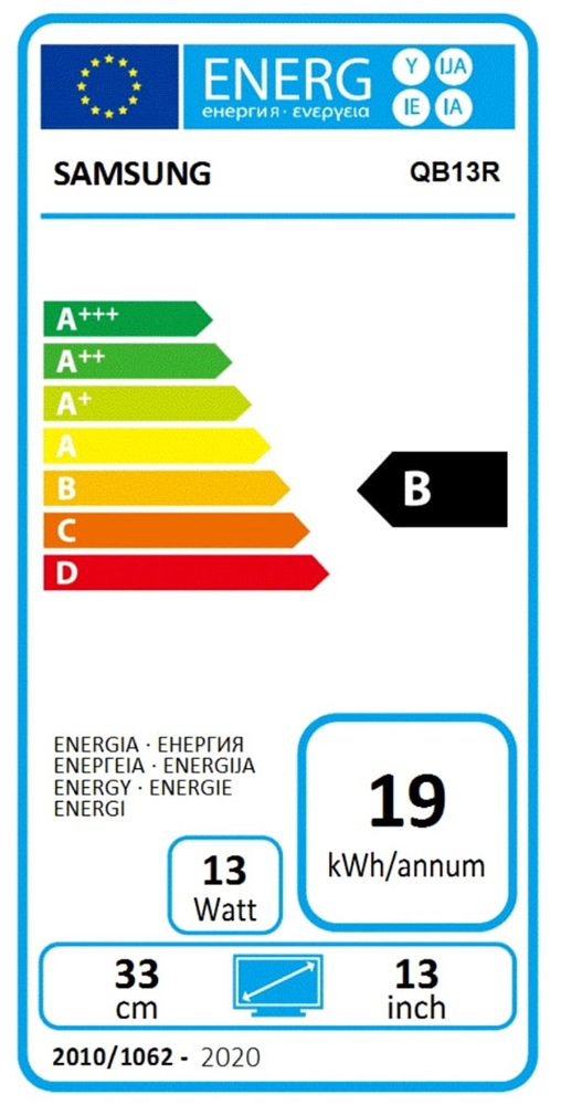 Samsung 13" QB13R Full HD ADS LFD kijelző