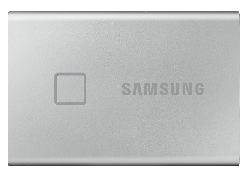 Samsung 2000GB USB 3.2 (MU-PC2T0S/WW) ezüst ujjlenyomatolvasós T7 Touch külső SSD