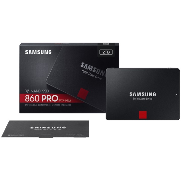 Samsung 2048GB SATA3 2.5" 860 PRO Basic (MZ-76P2T0B/EU) SSD