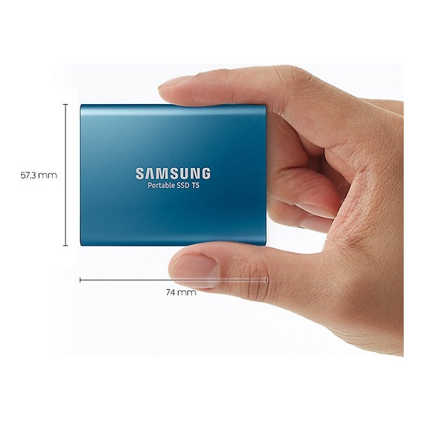 Samsung 2048GB USB 3.1 (MU-PA2T0B/EU) fekete T5 külső SSD