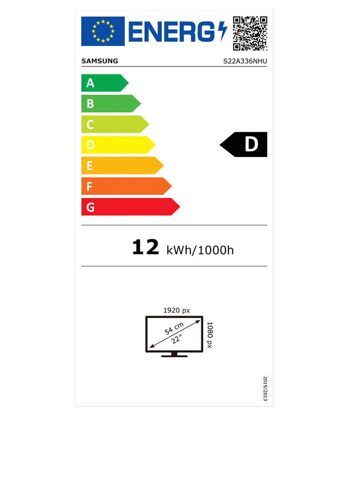 Samsung 22" LS22A336NHUXEN FHD HDMI monitor