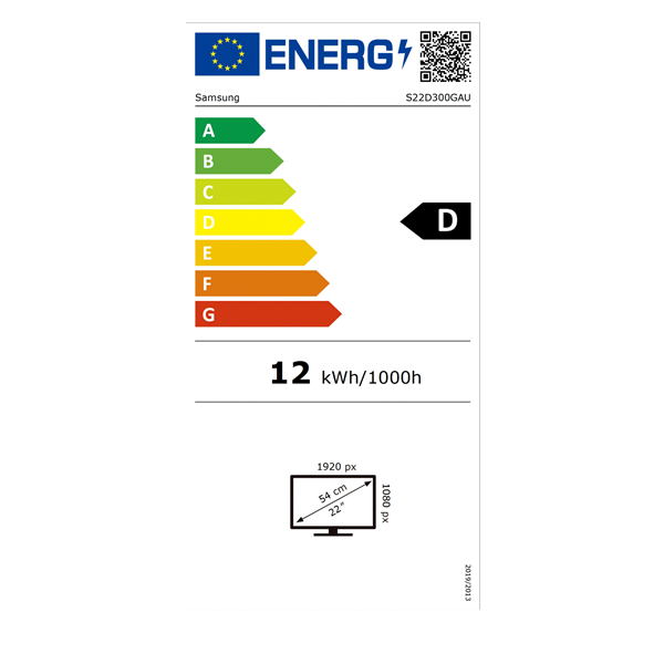 Samsung 22" LS22D300GAUXEN FHD IPS VGA/HDMI fekete monitor (Újracsomagolt)