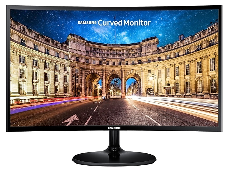 Samsung 23,5" C24F390FHR FHD VA VGA/HDMI fekete ívelt LED monitor