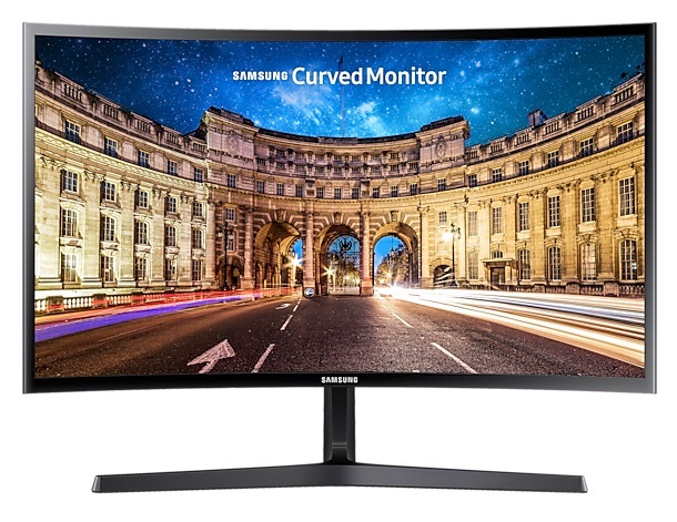 Samsung 23,5" C24F396FHR FHD VA VGA/HDMI fekete ívelt LED monitor