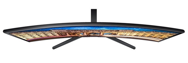 Samsung 23,5" C24F396FHR FHD VA VGA/HDMI fekete ívelt LED monitor