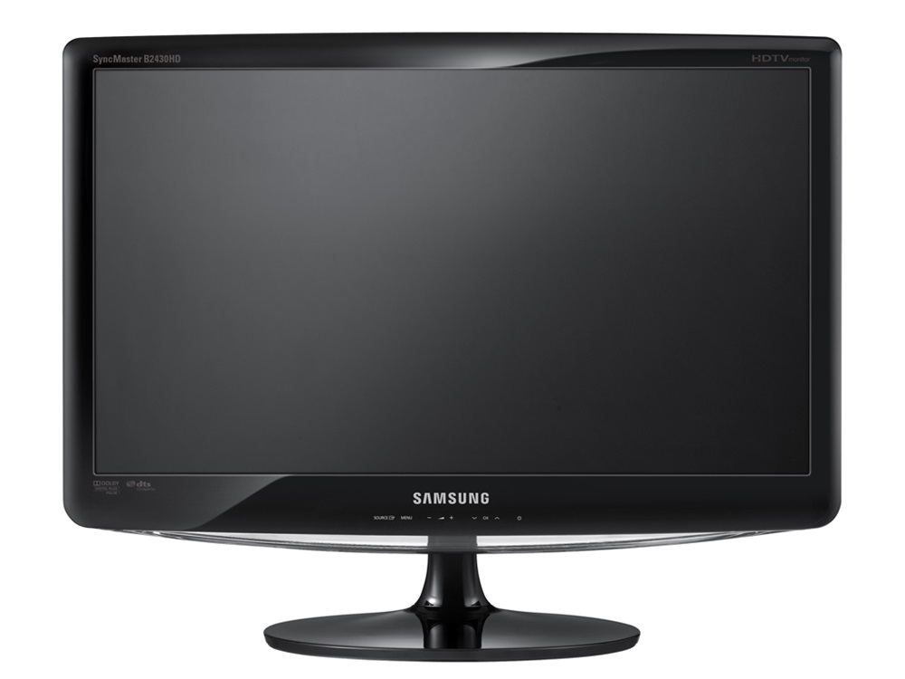 Samsung 24" B2430HD FHD TN HDMI/VGA/DVI/USB fekete monitor (Használt A)