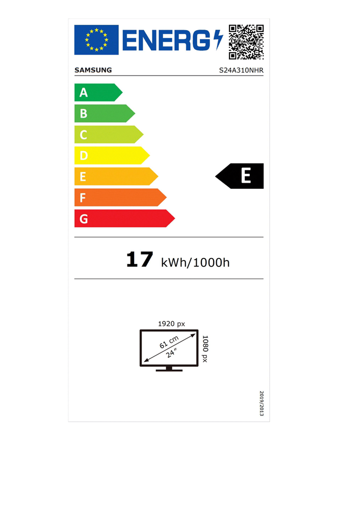 Samsung 24" LS24A310NHRXEN FHD HDMI monitor