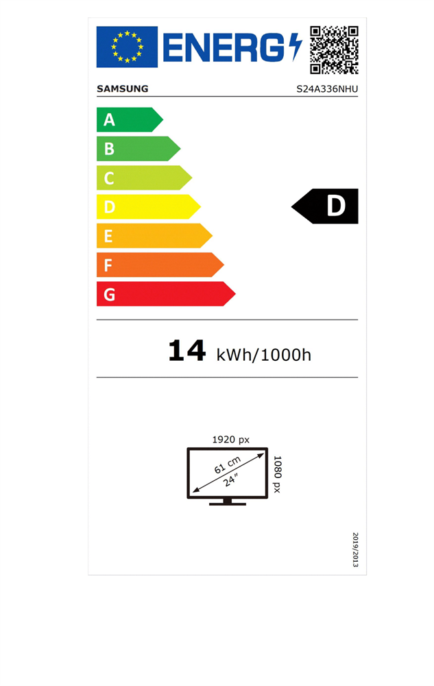 Samsung 24" LS24A336NHUXEN FHD HDMI monitor