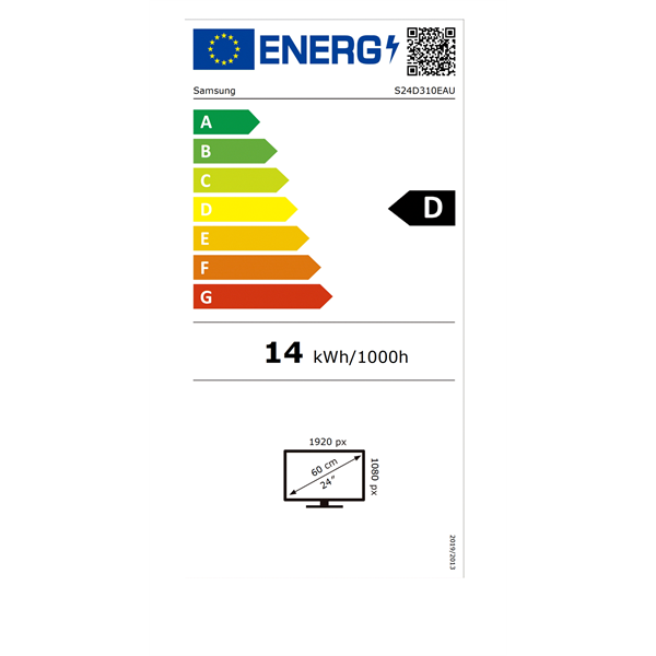 Samsung 24" LS24D310EAUXEN FHD VA VGA/HDMI monitor