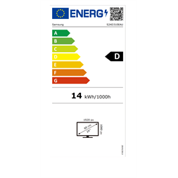 Samsung 24" LS24D310EAUXEN FHD VA VGA/HDMI monitor