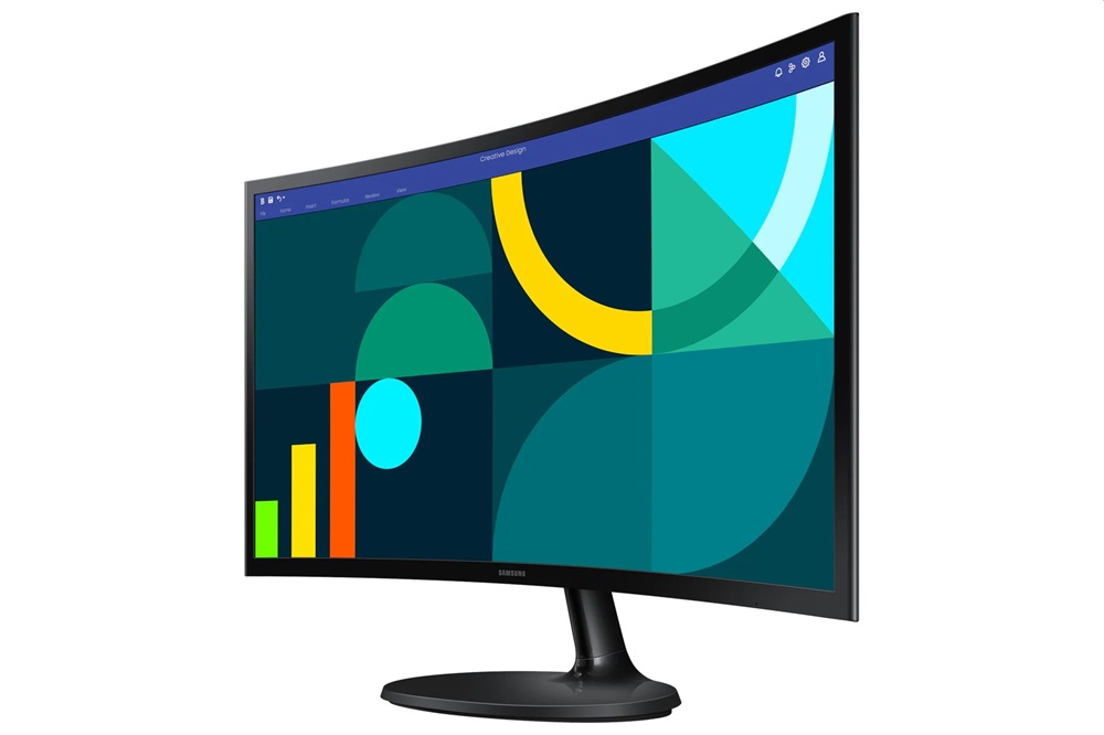 Samsung 24" LS24D360GAUXEN Essential S3 S36C FHD VA VGA/HDMI ívelt monitor