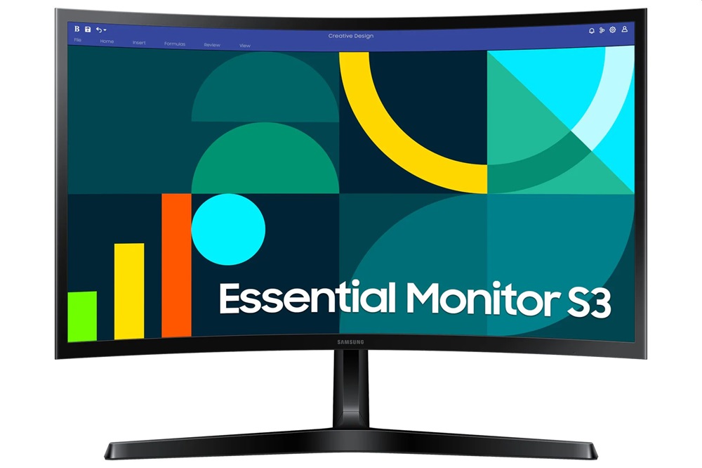 Samsung 24" LS24D366GAUXEN FHD VA 100Hz VGA/HDMI ívelt monitor