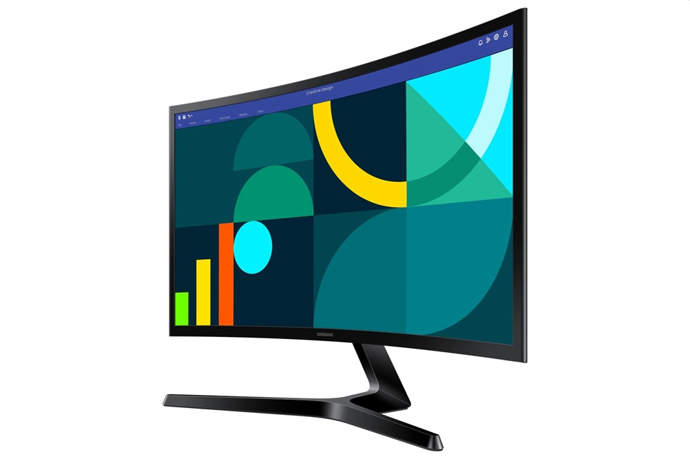 Samsung 24" LS24D366GAUXEN FHD VA 100Hz VGA/HDMI ívelt monitor