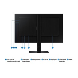 Samsung 24" LS24D600EAUXEN ViewFinity S6 S60D QHD IPS 100HZ DP/HDMI/USB monitor