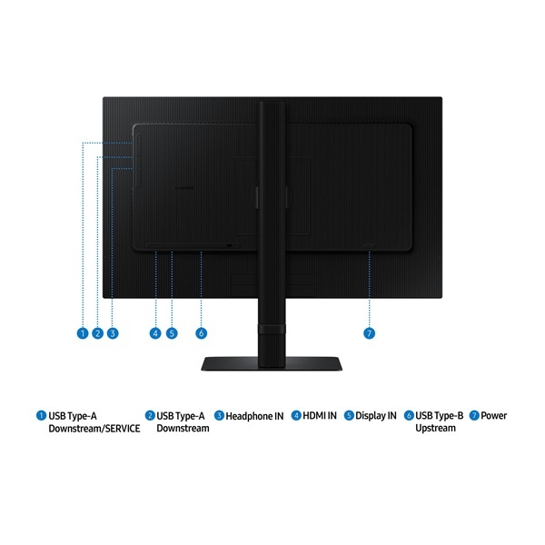 Samsung 24" LS24D600EAUXEN ViewFinity S6 S60D QHD IPS 100HZ DP/HDMI/USB monitor
